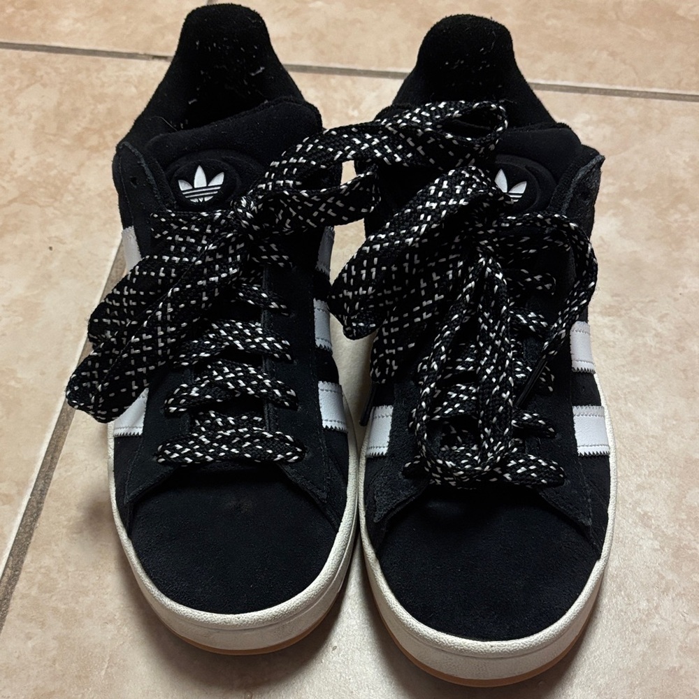 Adidas Campus Black and White Sneakers